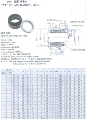 59U型机械密封